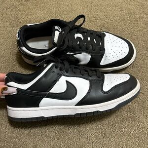 Panda Nike Dunks, Worn
